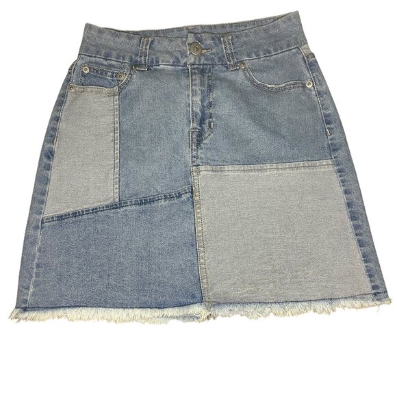 No Boundaries Denim Skirt -Juniors Size 5 | Light medium wash | Excellent Cond. - Picture 1 of 7